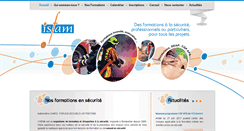 Desktop Screenshot of isfam-formation.fr