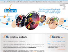 Tablet Screenshot of isfam-formation.fr